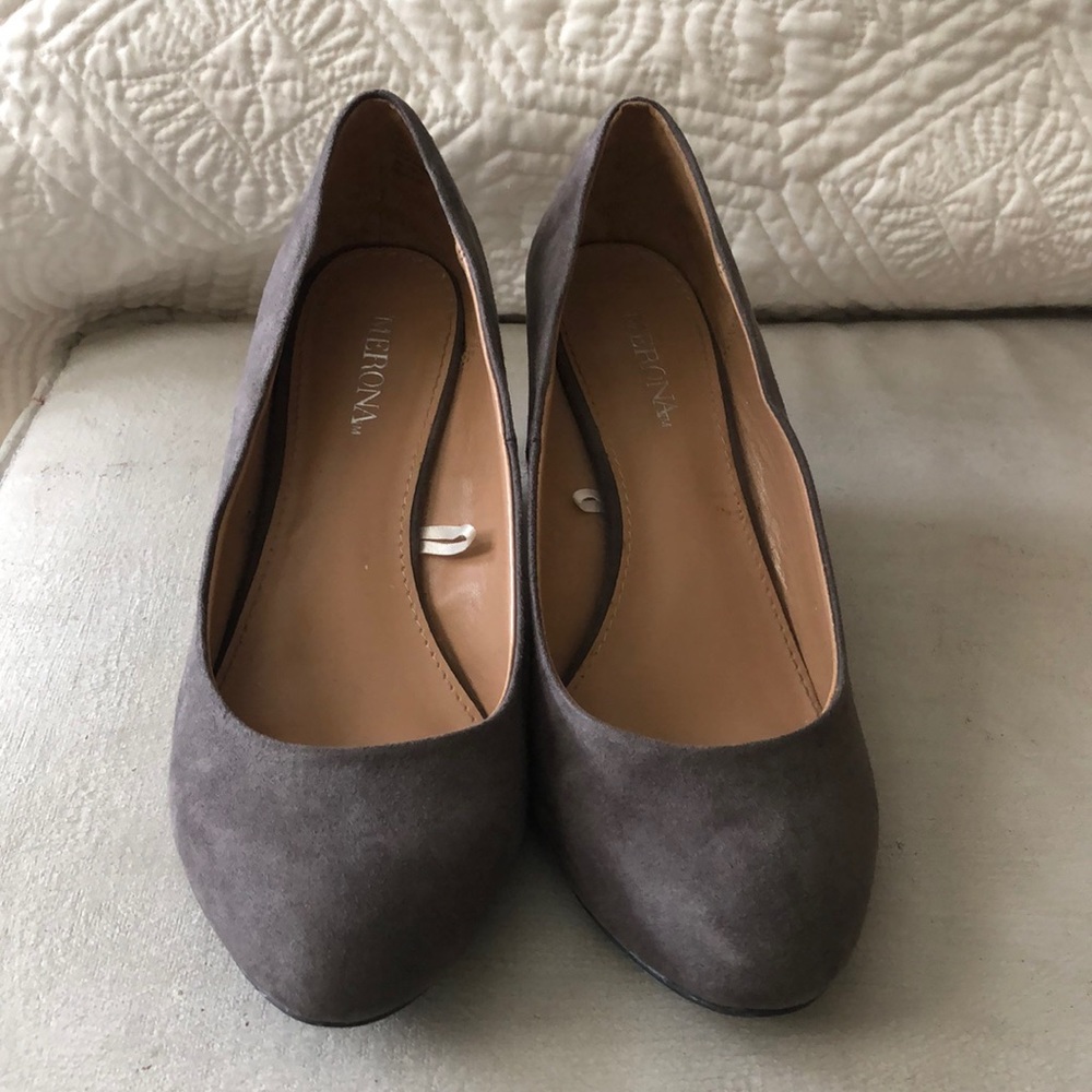 Grey Merona Wedges size 6